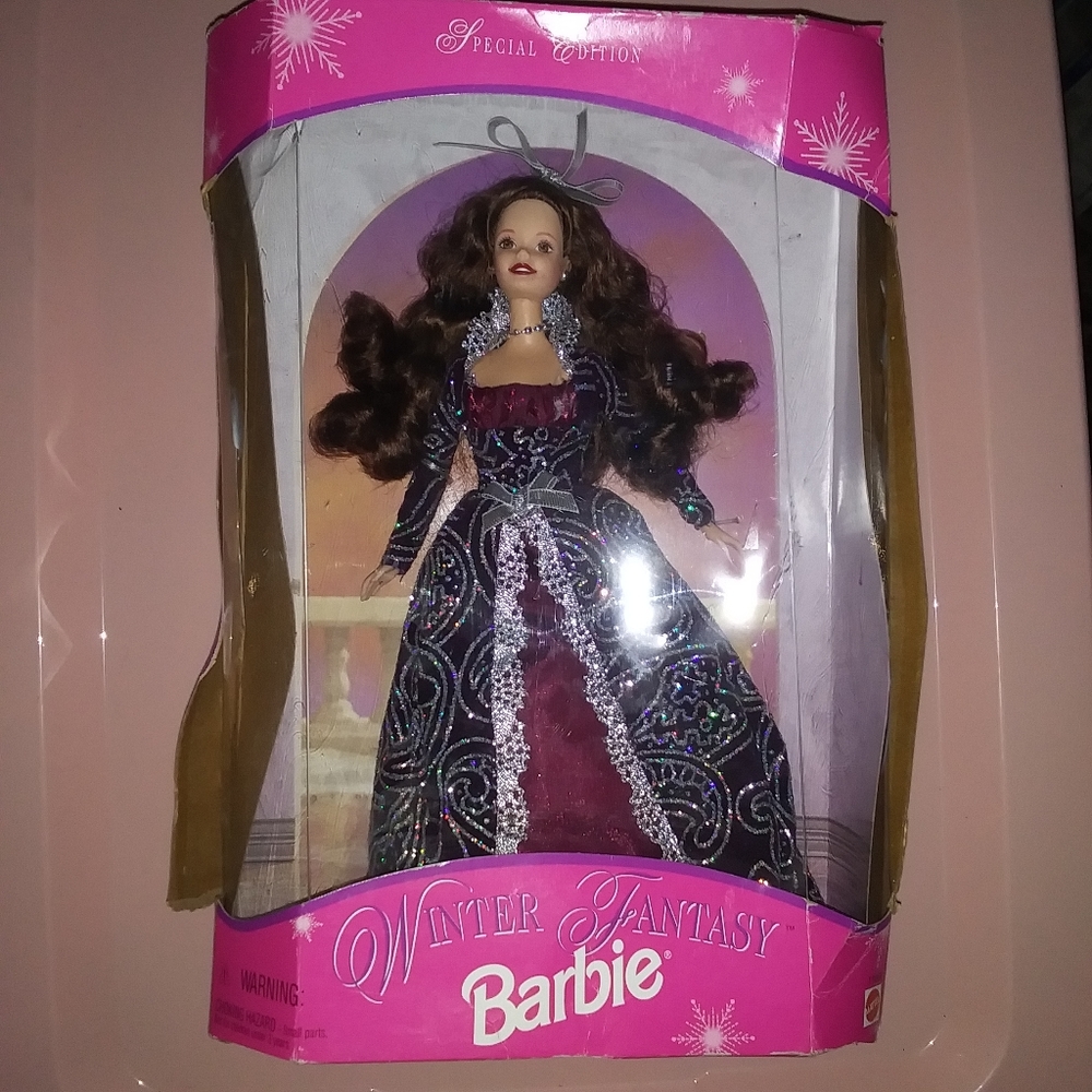 Vintage Winter Fantasy Barbie Doll 1996